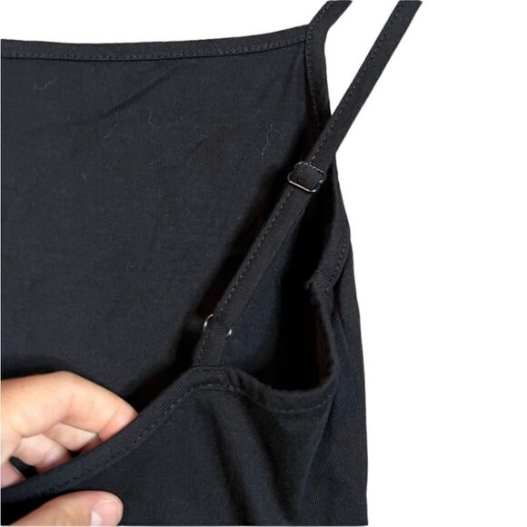 ASOS black slip dress with adjustable straps - Picture 3 of 9